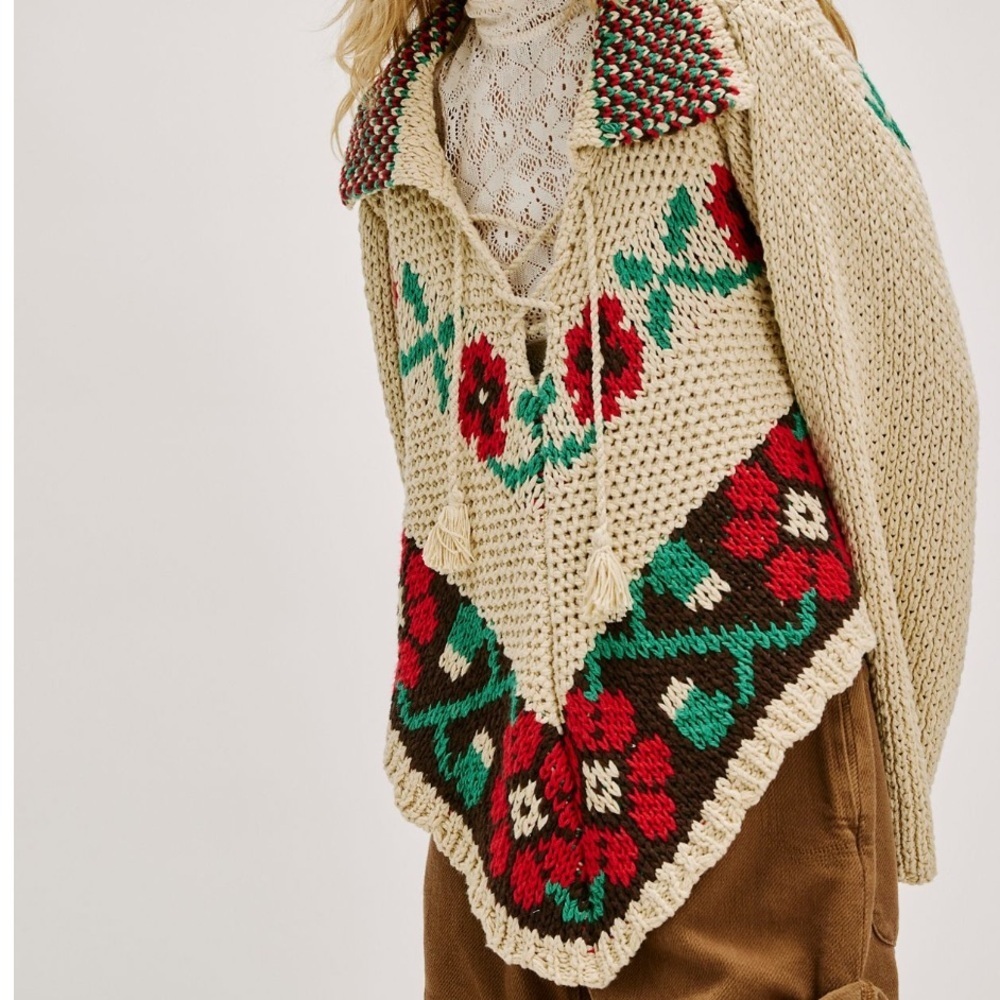 Free People Julie Girl Poncho - Picture 13 of 13